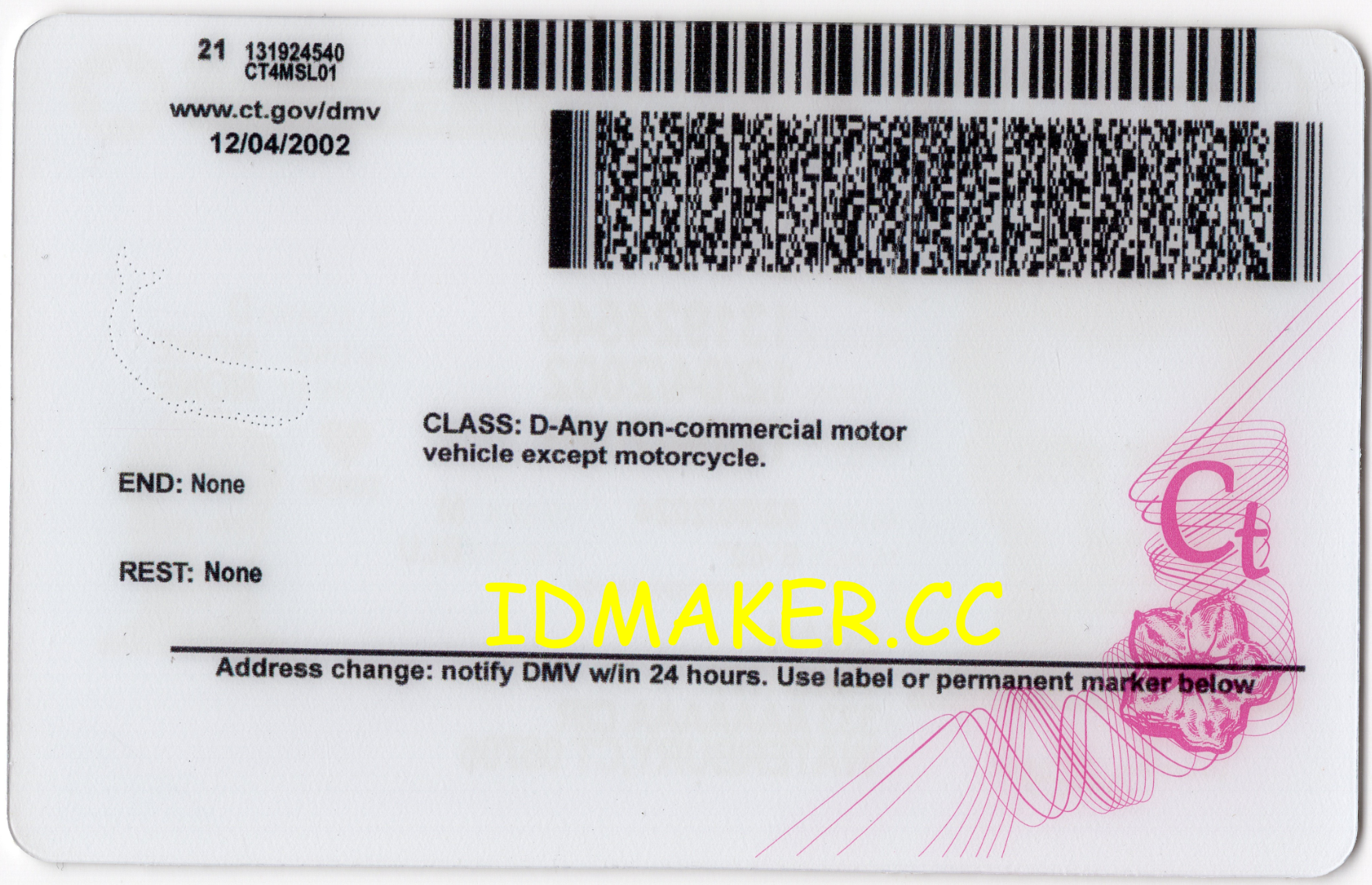 Connecticut Fake ID - 图片 2